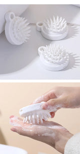 Silicone Scalp & Body Massage Brush - Hair Washing & Shower Tool