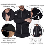 SEXYWG Men Sauna Sweat Jacket Hot Sweat Weight Loss Top Fitness Sportwear Slimming Body Shaper Workout Fat Buning Long Sleeves