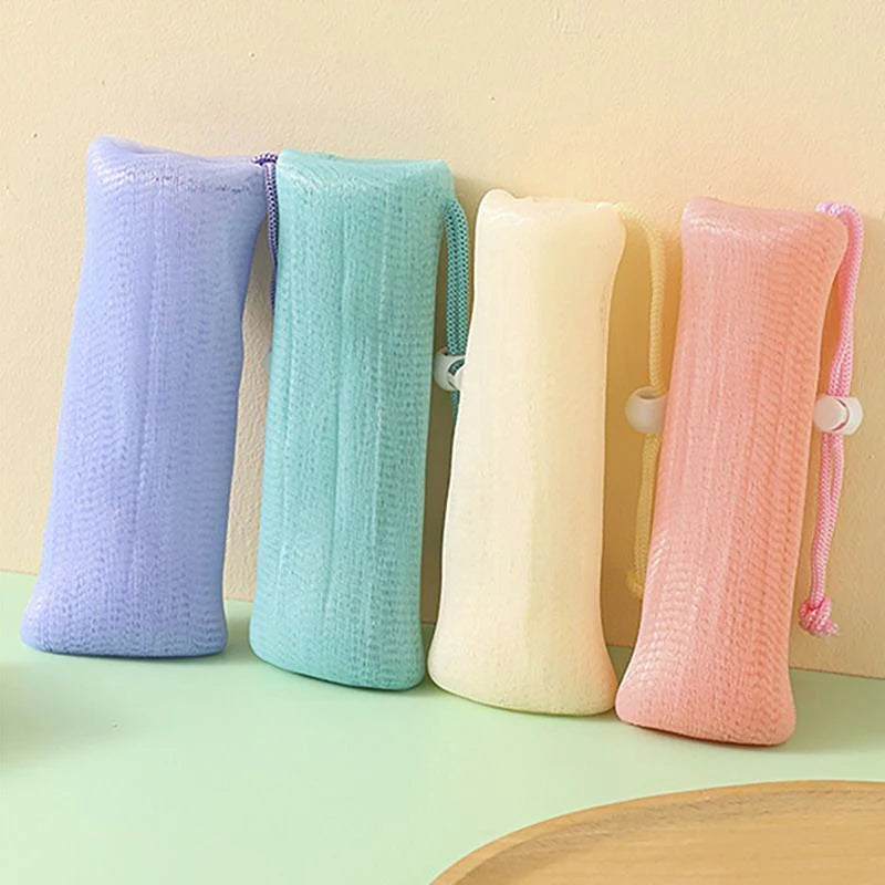 1Pcs Thickened 6 Layer Foaming Soap Bag Facial Cleanser Mesh Bag Bath Washing Tools Body Cleansing Nets Helper Wash Face