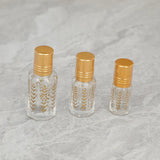 3ml 6ml Mini Essential Oil Roller Bottle Refillable Perfume Bottle Glass Cosmetics Container Portable Lip Oil Roller Bottles