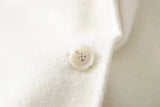 French Luxury and Minimalist Style Double Breasted Albaca Alpaca Wool Double-Sided Coat Jacket