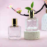 Glass Square Perfume Bottle Portable Empty Liquid Spray Bottle Dispenser Fine Mist Refillable Bottles Perfume Container 30ml