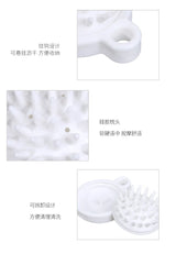 Silicone Scalp & Body Massage Brush - Hair Washing & Shower Tool