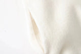 French Luxury and Minimalist Style Double Breasted Albaca Alpaca Wool Double-Sided Coat Jacket