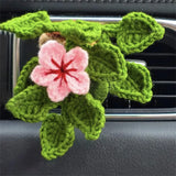 Car vent clip plant decoration Clips Cute Flower Car Interior Car Air Outlet Creative Flowers Car Perfume Freshener Ornament