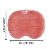 Massage Mat Back Scraper Cleaning Brush Shower Feet Cleaner Wash Mat Multifunction Sucker Wall Mat Rub Foot Arms Body Bath