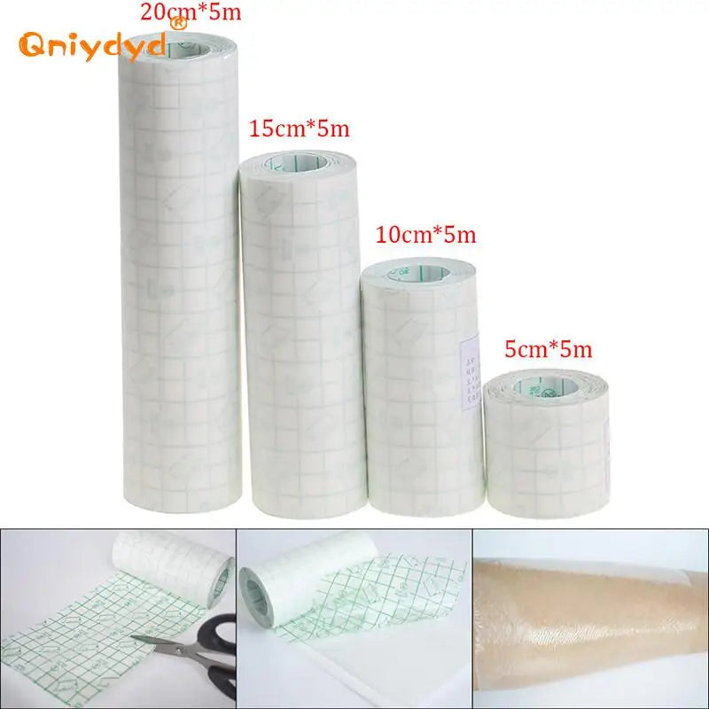 4 Sizes Pu Film Bath Waterproof Adhesive Wound Dressing Medical Fixation Tape Bandage Breathable Rolled Waterproof Patch