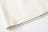 French Luxury and Minimalist Style Double Breasted Albaca Alpaca Wool Double-Sided Coat Jacket