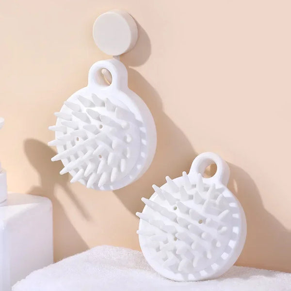 Silicone Scalp & Body Massage Brush - Hair Washing & Shower Tool