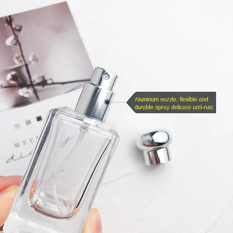 30ml Perfume Split Bottle Glass Press Empty Spray Bottle Screw Cosmetic Replacement Bottles High-end Small Sample