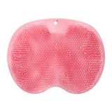 Massage Mat Back Scraper Cleaning Brush Shower Feet Cleaner Wash Mat Multifunction Sucker Wall Mat Rub Foot Arms Body Bath