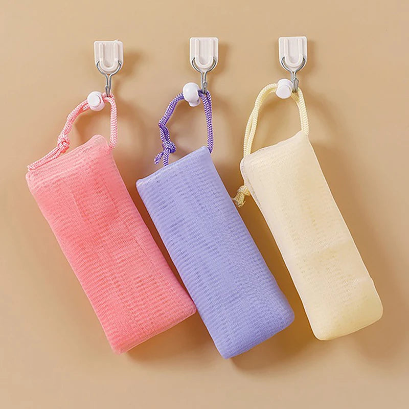 1Pcs Thickened 6 Layer Foaming Soap Bag Facial Cleanser Mesh Bag Bath Washing Tools Body Cleansing Nets Helper Wash Face