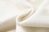 French Luxury and Minimalist Style Double Breasted Albaca Alpaca Wool Double-Sided Coat Jacket