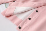 Vintage V-neck Hoodie Cardigan Women Coat Spring/Autumn Plus Size Loose Long Sleeve Baseball Jacket 931