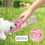 350ml pet dog clothes Cat Drinking Water Feeder Bottle dispenser for Walking Camping Hiking journey Activities Products