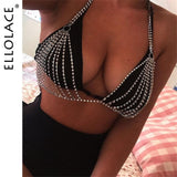 Sexy Crystal Rhinestones Body Jewelry Fashion Bikini.