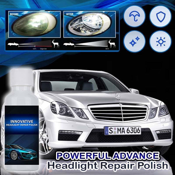 Powerful Advance Headlight Repair Polish.