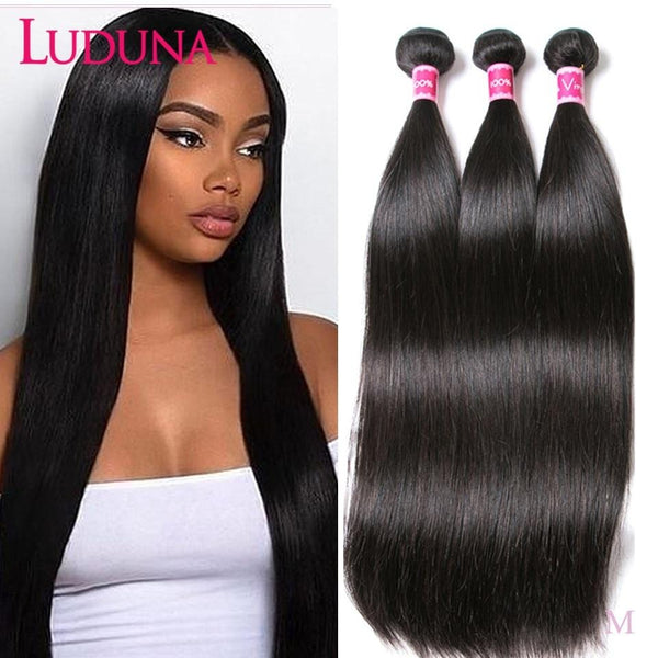 Luduna Brazilian Human Hair Extensions.