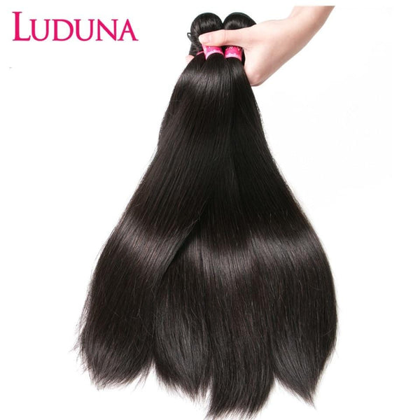 Luduna Brazilian Human Hair Extensions.