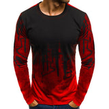 Men Solid Casual Full Sleeve Cotton Regular Tees