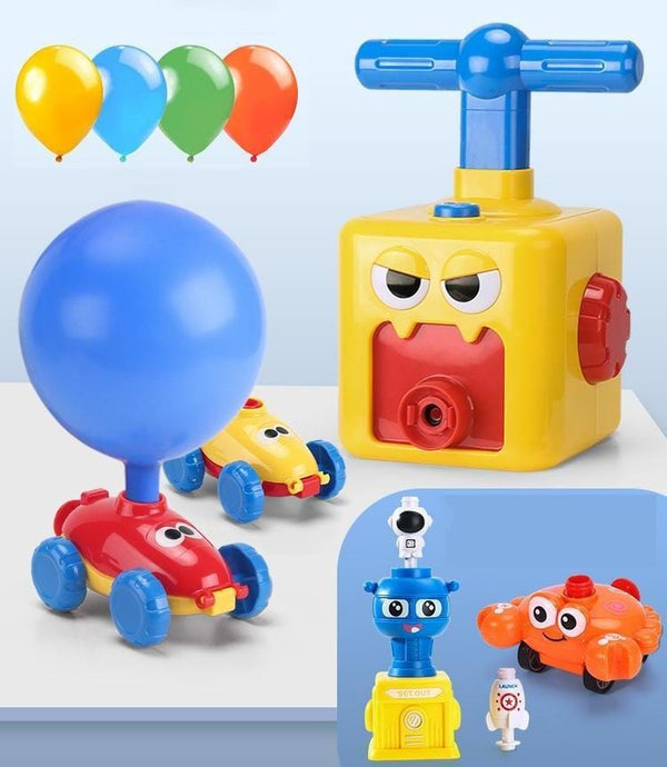 Balloon Launcher & Powered Car Toy Set.