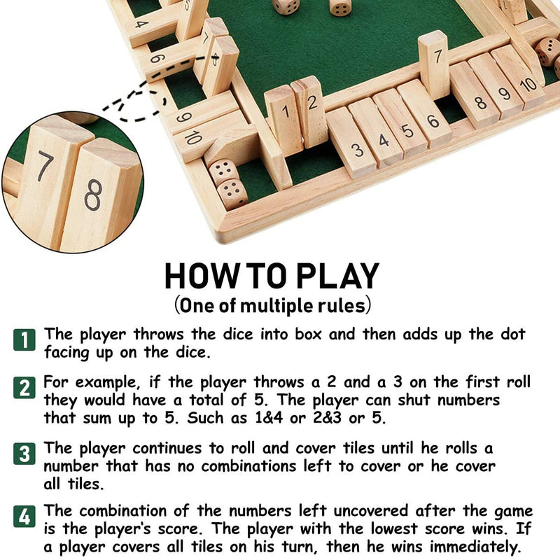 FlipBlock™ Wooden Board Game.