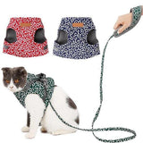 Cat Vest Harness and Leash Set to Outdoor Walking.