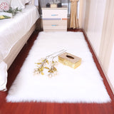 Plush soft European bedroom carpet imitation wool pad.