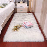 Plush soft European bedroom carpet imitation wool pad.