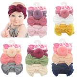 New 3pcs/lot Fashion Baby Nylon Bow Headband.