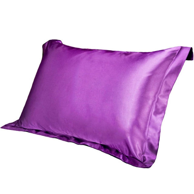 Comfortable Pure Emulation Silk Satin Pillowcase.