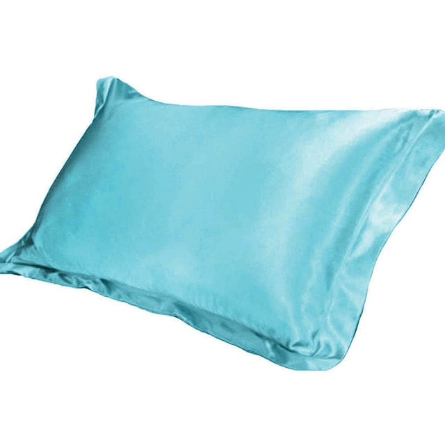 Comfortable Pure Emulation Silk Satin Pillowcase.