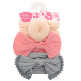 New 3pcs/lot Fashion Baby Nylon Bow Headband.