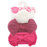 New 3pcs/lot Fashion Baby Nylon Bow Headband.