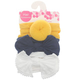 New 3pcs/lot Fashion Baby Nylon Bow Headband.