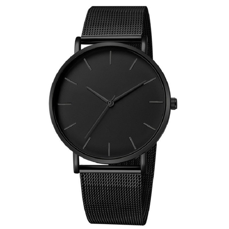 Minimalist Men Fashion Ultra Thin Watches