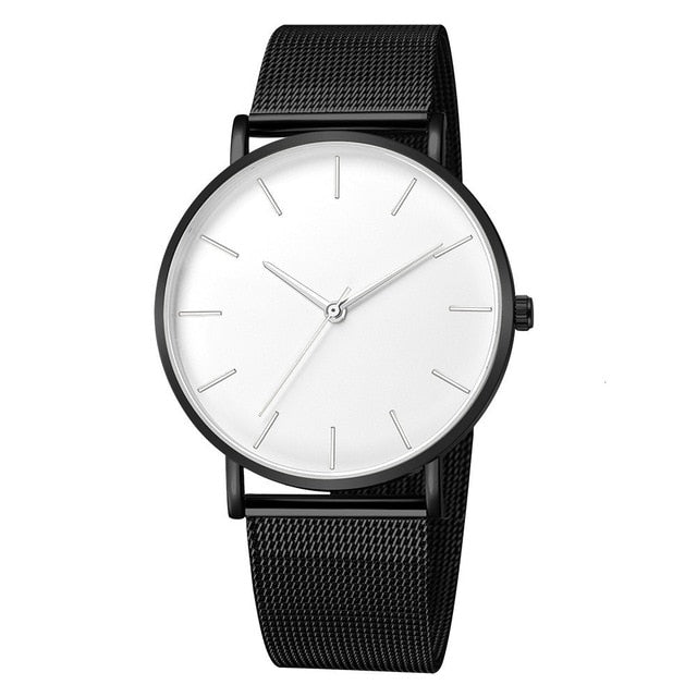 Minimalist Men Fashion Ultra Thin Watches