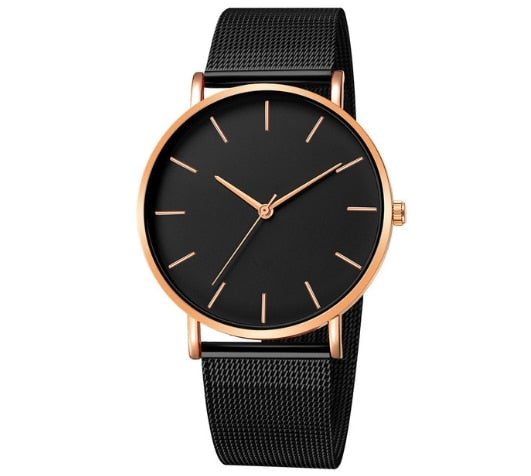 Minimalist Men Fashion Ultra Thin Watches