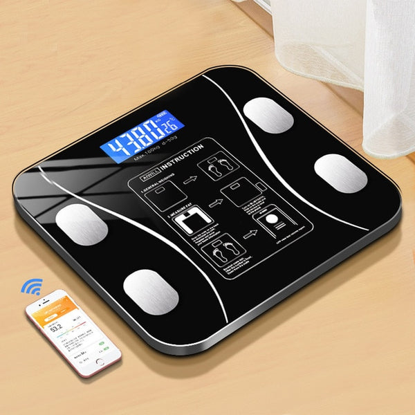 Body Fat Smart Wireless Digital Bathroom Weight Scale