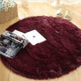 Fluffy Round Rug Carpets for Living Room Decor.