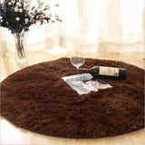 Fluffy Round Rug Carpets for Living Room Decor.