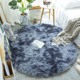 Fluffy Round Rug Carpets for Living Room Decor.