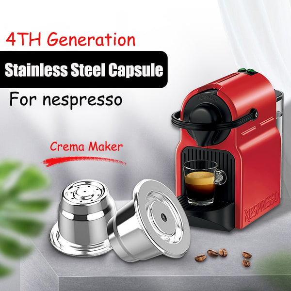 iCafilas New Upgraded Reusable Coffee Capsule For Nespresso