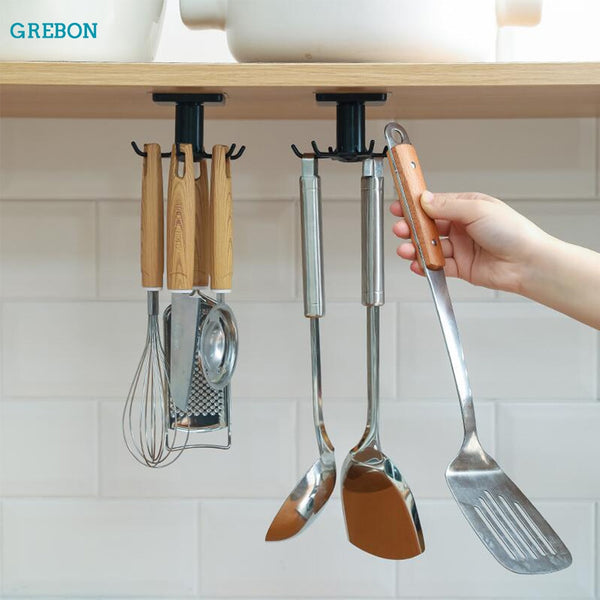 Kitchen hook organizer/bathroom hanger and dish drying rack holder.