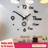 Wall Clock Stickers Home Decoration