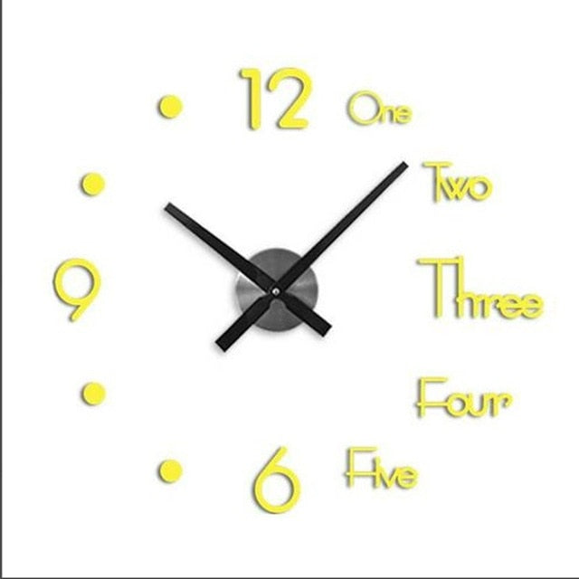 Wall Clock Stickers Home Decoration