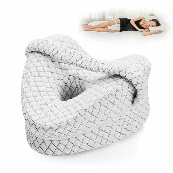 Orthopedic Pillow for Sleeping, Leg Positioner, Knee Support, and Hip Pain Sciatica.