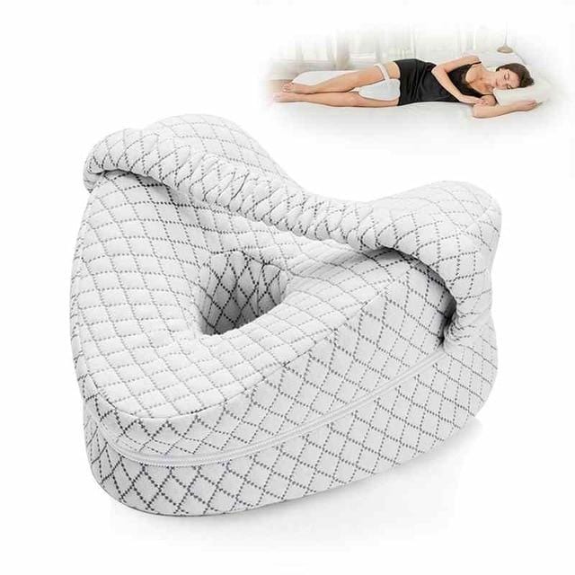 Orthopedic Pillow for Sleeping, Leg Positioner, Knee Support, and Hip Pain Sciatica.