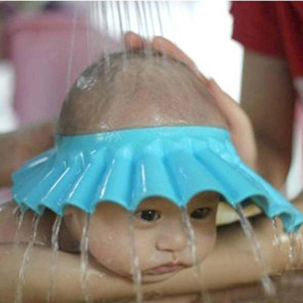 1pc Adjustable Bathing Protection Shampoo Cap For Kids.