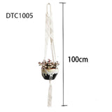 Handmade macrame plant hanger flower/pot.